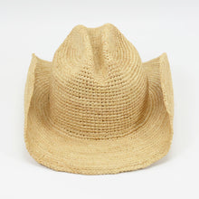 Load image into Gallery viewer, The Levi - Raffia Cowboy Hat
