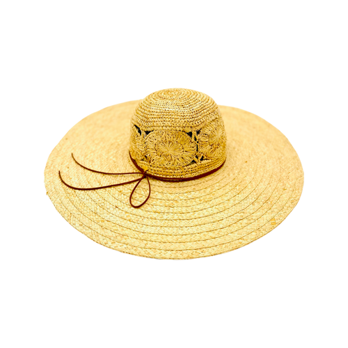 The Flora - Raffia Wide Brim Sun Hat