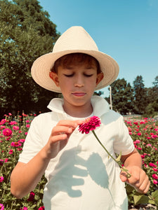 The Ashton - Packable Youth Straw Hat