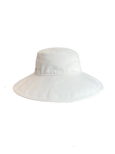 The Riley Wide Brim Packable Canvas Youth Hat