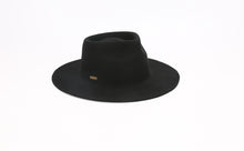 Load image into Gallery viewer, The Blaze Wool Fedora Hat - Black