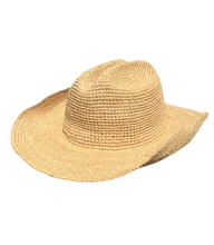 Load image into Gallery viewer, The Levi - Raffia Cowboy Hat