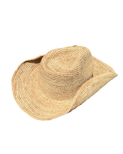 Load image into Gallery viewer, The Durango - Raffia cowboy Hat
