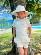 Load image into Gallery viewer, The Riley Wide Brim Packable Canvas Youth Hat