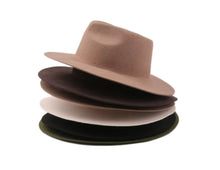 Load image into Gallery viewer, The Blaze Wool Fedora Hat - Light Apricot