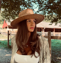 Load image into Gallery viewer, The Parker - Palm Straw Hat - Smoky