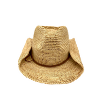 Load image into Gallery viewer, The Mesa - Raffia Cowboy Hat - Natural