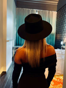 The Tucson Wool Fedora Hat - Black