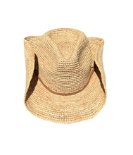 Load image into Gallery viewer, The Durango - Raffia cowboy Hat