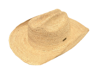 The Levi - Raffia Cowboy Hat