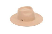 Load image into Gallery viewer, The Blaze Wool Fedora Hat - Carmel