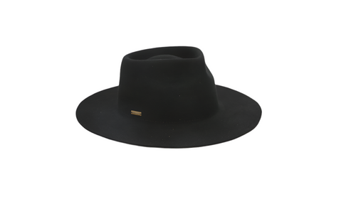 The Tucson Wool Fedora Hat - Black