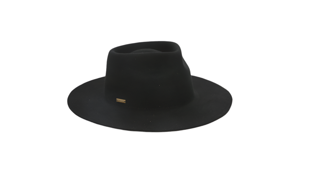 The Tucson Wool Fedora Hat - Black