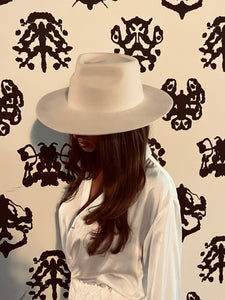 The Tucson Wool Fedora Hat - Light Apricot
