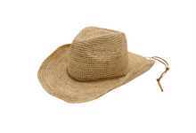 Load image into Gallery viewer, The Durango - Raffia cowboy Hat
