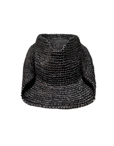 The Mesa - Raffia Cowboy Hat - Black