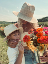 Load image into Gallery viewer, The Ashton - Packable Youth Straw Hat