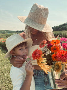 The Ashton - Packable Youth Straw Hat