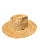 Load image into Gallery viewer, The Parker - Palm Straw Hat - Smoky
