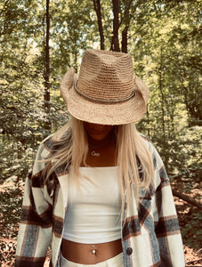 The Dallas - Raffia/Gold Cowboy Hat