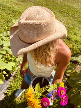 Load image into Gallery viewer, The Mesa - Raffia Cowboy Hat - Natural