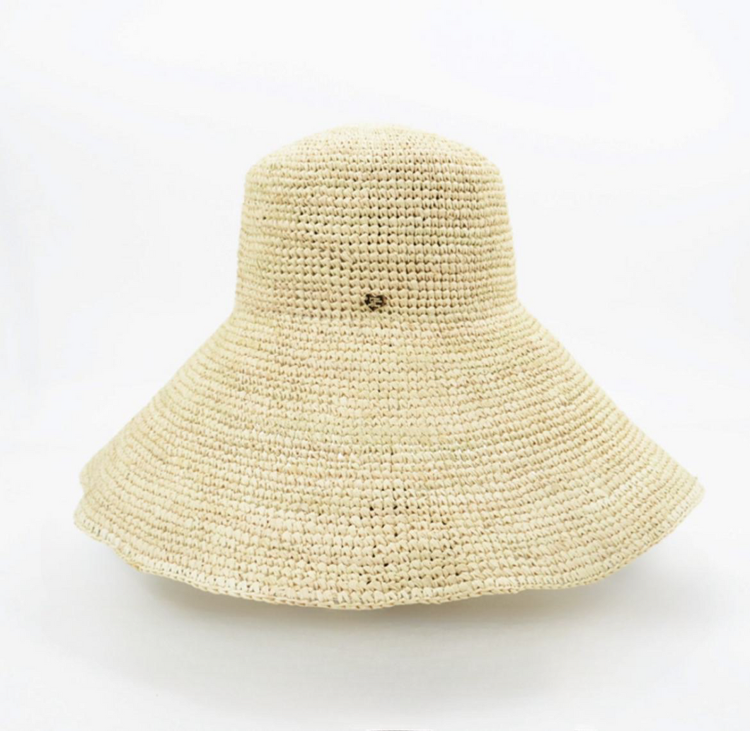 The Wide Brim Bucket - Raffia Hat