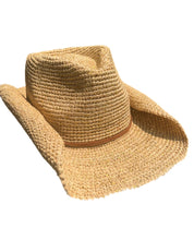 Load image into Gallery viewer, The Dallas - Raffia Fedora Hat