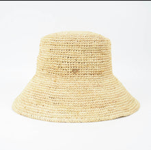 Load image into Gallery viewer, The Bucket- Raffia Hat