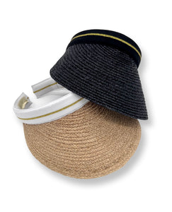 The Mika - Raffia Visor Natural