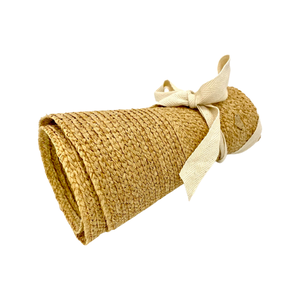 The Nora - Raffia Visor - Natural