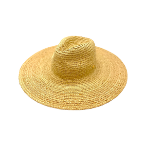 The Austin - Raffia Fedora Hat - Natural