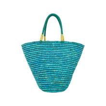 Load image into Gallery viewer, The Cora - Teal Tote Bag